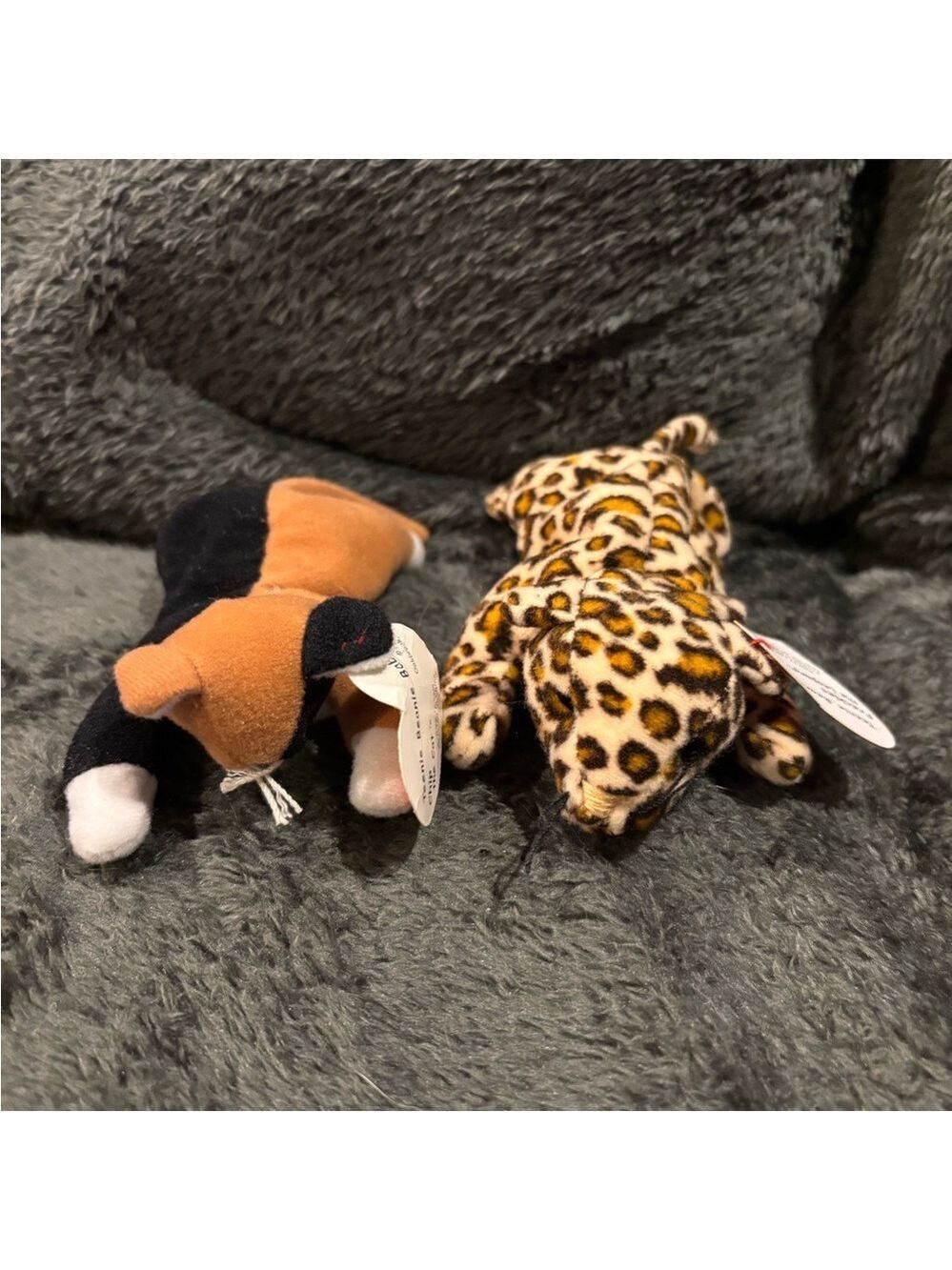 ✨✨5/$25✨✨ Ty Beanie Babies Calico Cat and Leopard Plush Toys